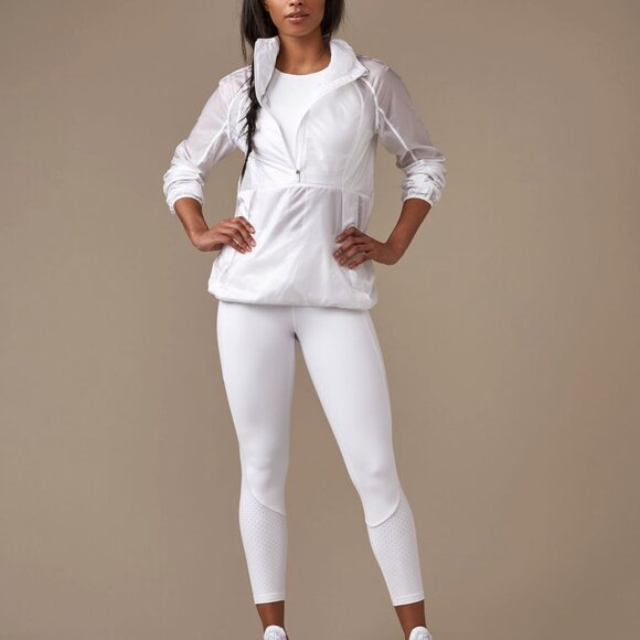 Lululemon Run With It Jacket Half Zip in White size 10 - Picture 9 of 16